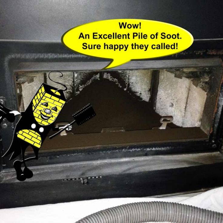 Cleaning Wood Burning Fireplace Inserts Mr. Happy Chimney